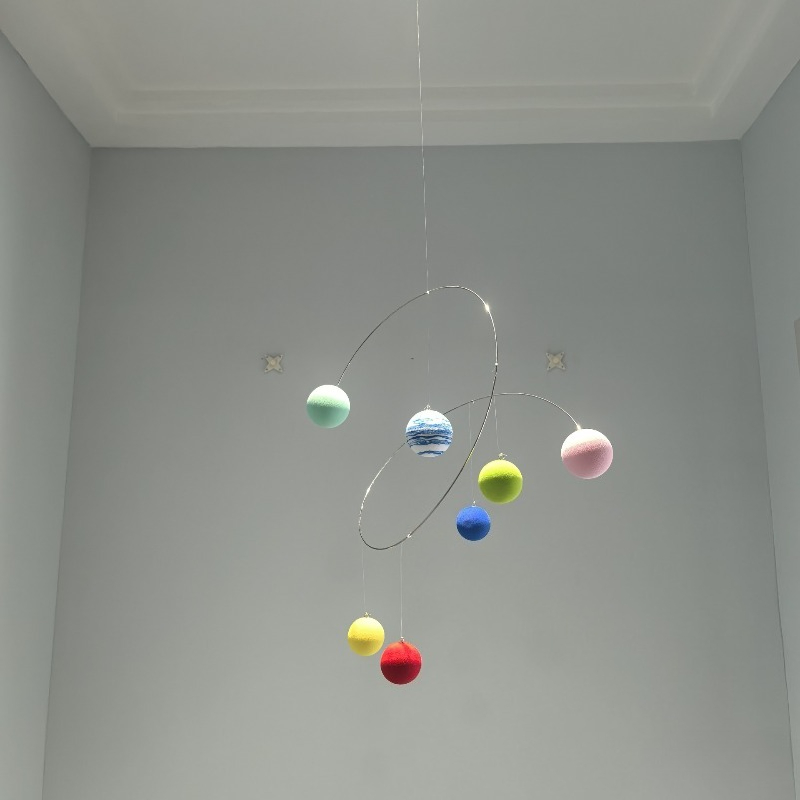 Home Improvement Ideas - Creative 7 Color Ball Montessori Pendant