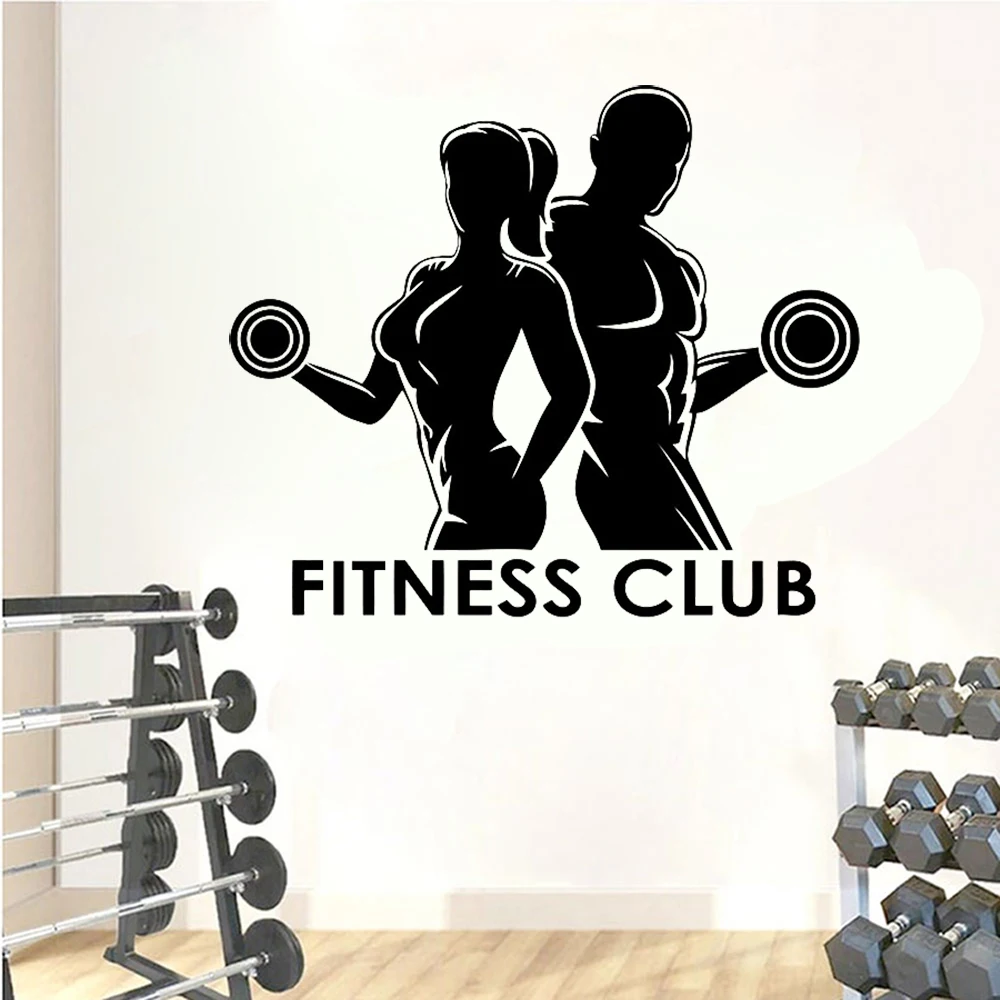 Vinyl Floor Plank - Người Phụ Nữ Tập Gym Dán