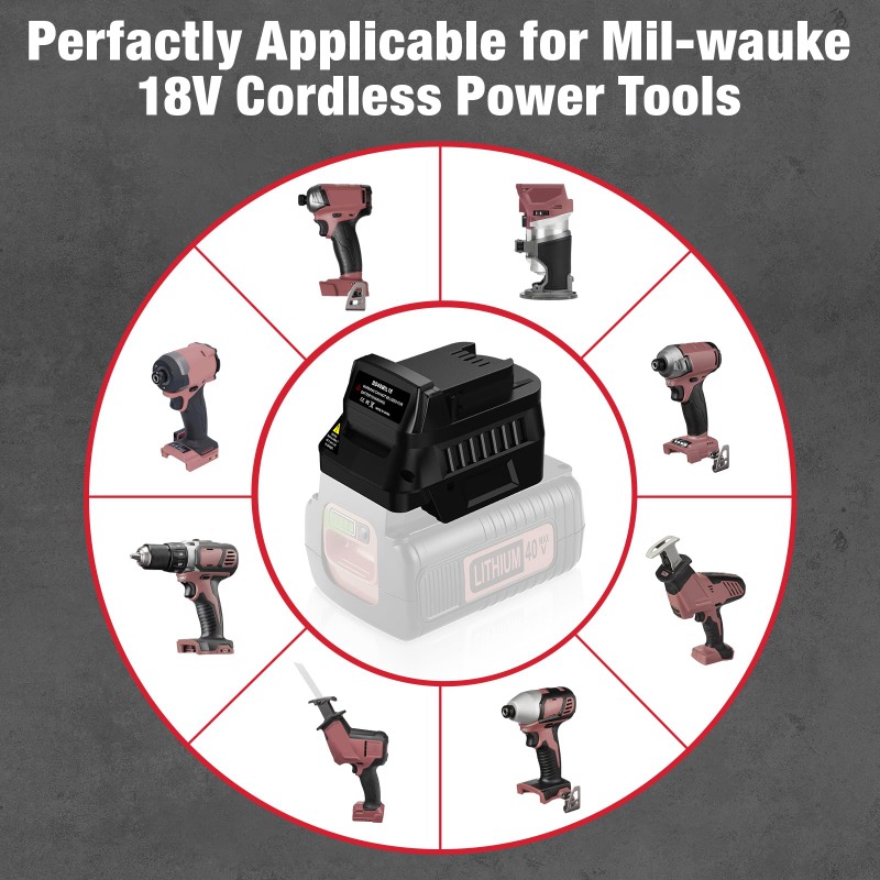 BD40MIL18 Power Tool Battery A - đánh giá và giá Black+Decker Tool Cordless