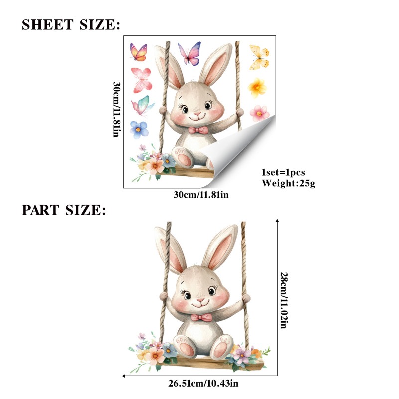 Easter Swing Rabbit Static Win - đánh giá và giá Vinyl Floor Plank